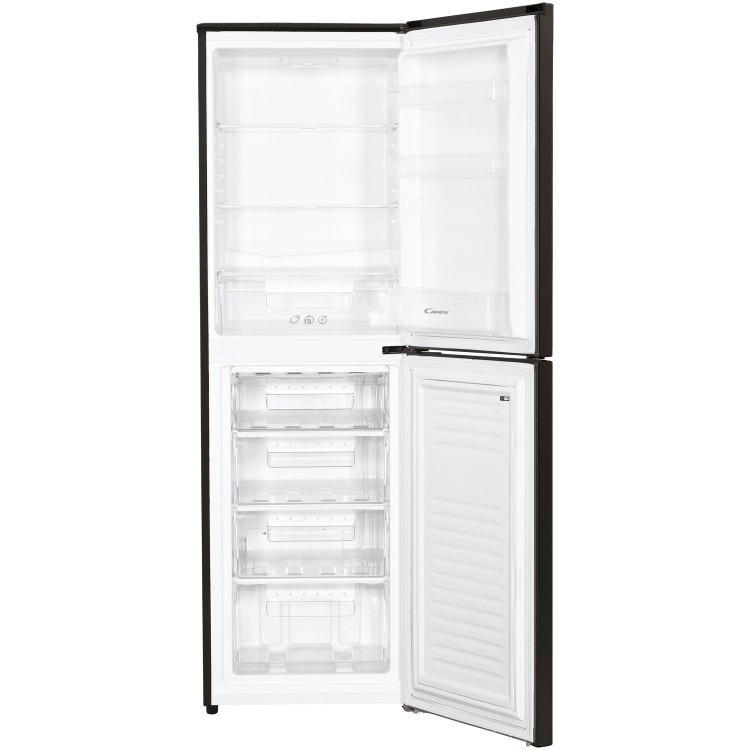 Candy 248 Litre 50/50 Freestanding Fridge Freezer - Black