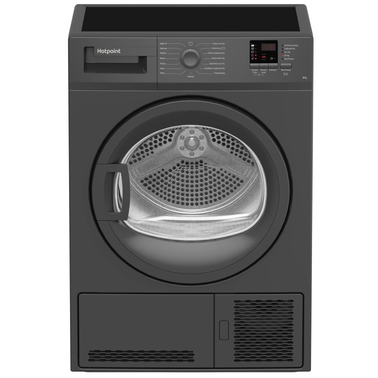 Hotpoint 8kg Condenser Tumble Dryer - Graphite