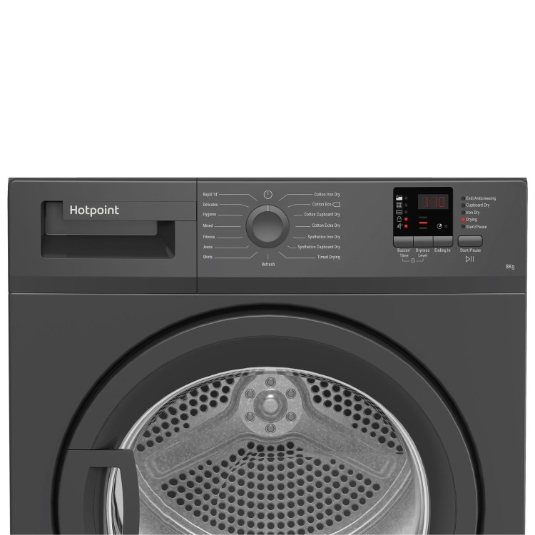 Hotpoint 8kg Condenser Tumble Dryer - Graphite