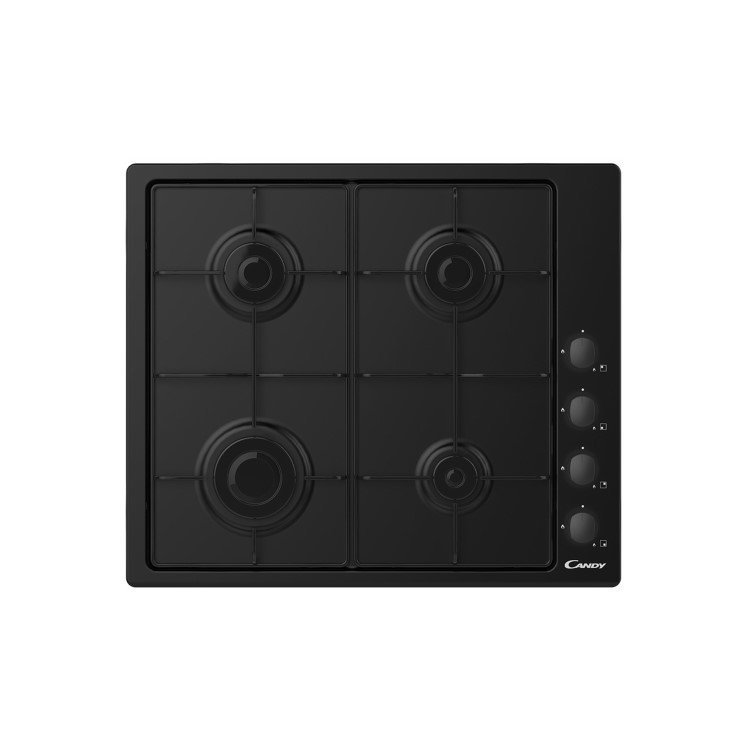 Candy 60cm 4 Burner Gas Hob - Black