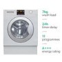 CDA 7kg 1200rpm Integrated Washing Machine - White