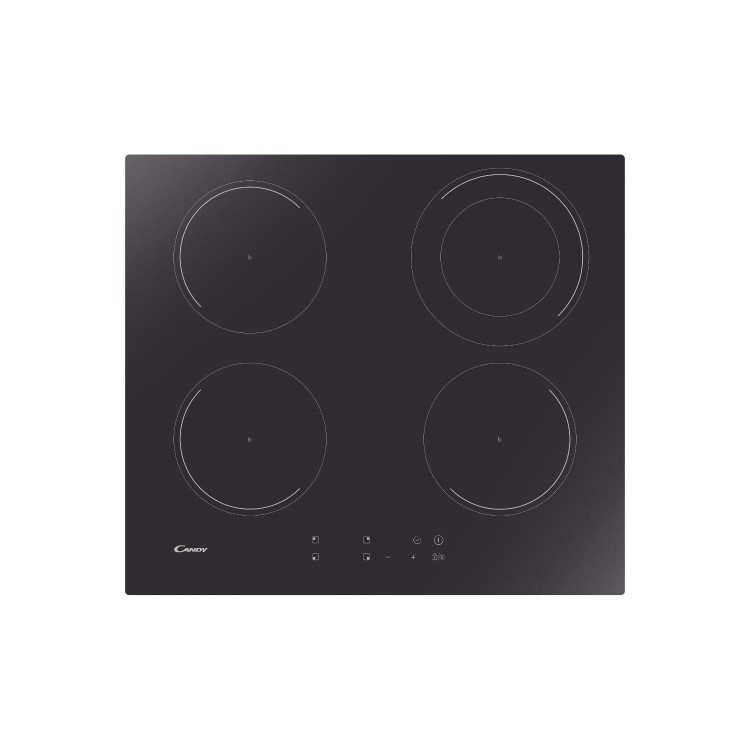 Candy CI642CC 59cm Touch Control Induction Hob - Black - Works With A 13A Connection