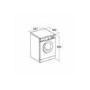 CDA CI860WH 8kg Wash 6kg Dry 1400rpm Freestanding Washer Dryer - White