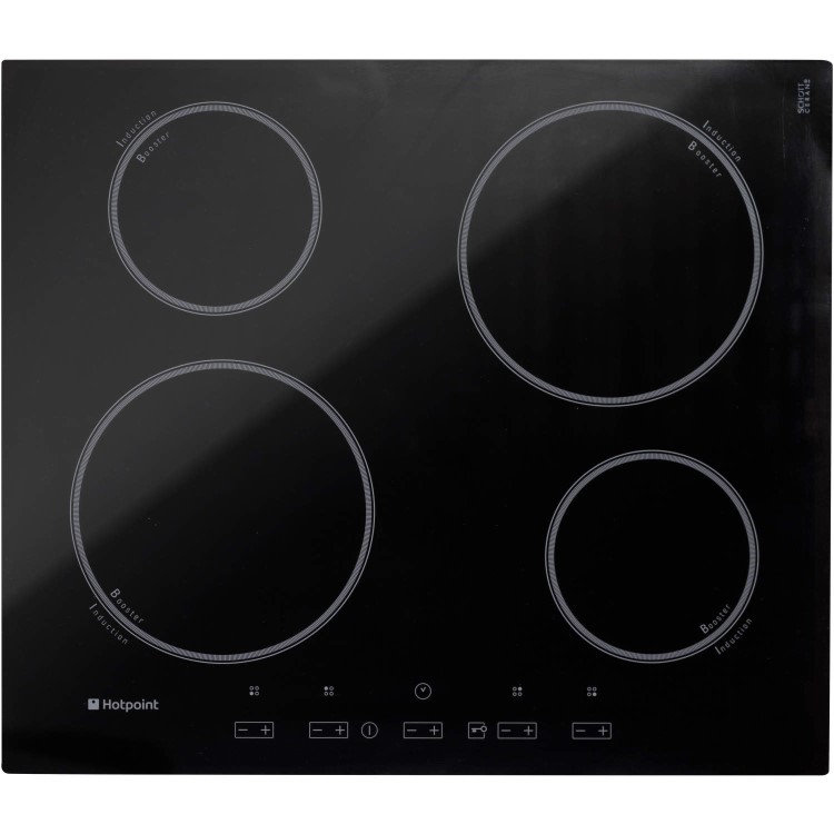 Hotpoint CIX644CE 60cm Four Zone Induction Hob Black