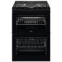 AEG 5000 Series 60cm Dual Fuel Cooker - Black