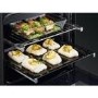 AEG 5000 Series 60cm Dual Fuel Cooker - Black