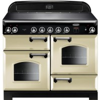 Rangemaster CLA110EICRC Classic 110cm Electric Range Cooker with Induction Hob  - Cream & Chrome