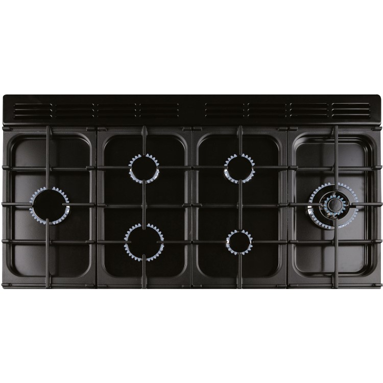 Rangemaster Classic 110cm Dual Fuel Range Cooker - Black