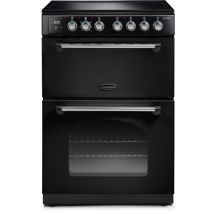 Rangemaster Classic 60cm Electric Cooker - Black