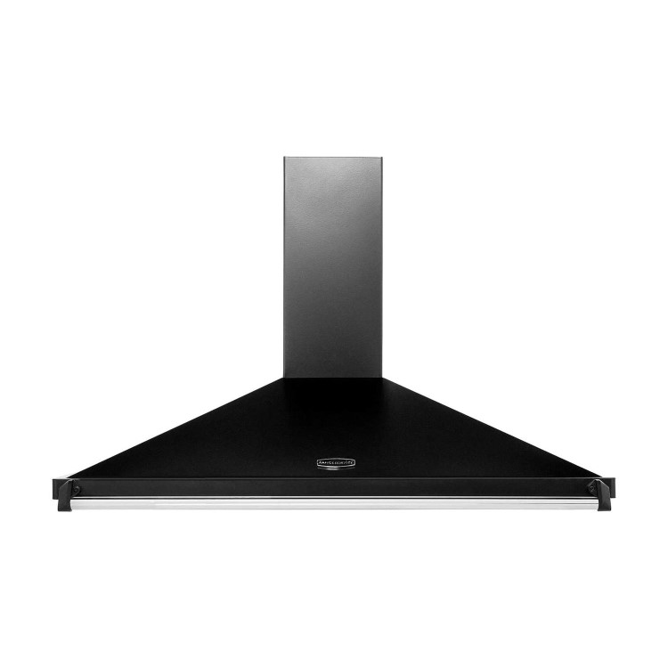 Rangemaster Classic 110cm Chimney Cooker Hood - Black & Chrome