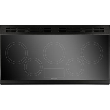 Rangemaster 87570 Classic 110cm Electric Range Cooker With Induction Hob - Black And Brass