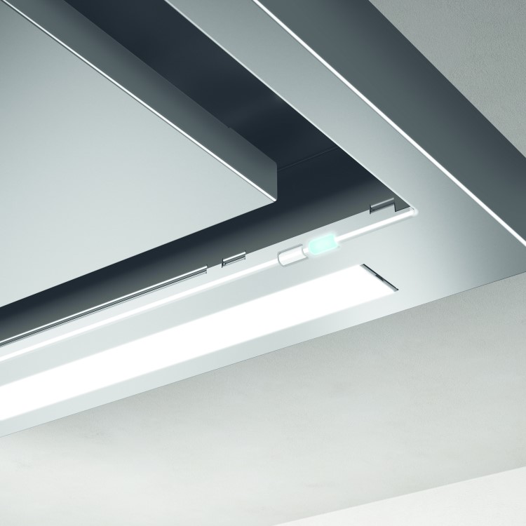 Elica Cloud 7 90cm Ceiling Extractor Cooker Hood - Stainless Steel