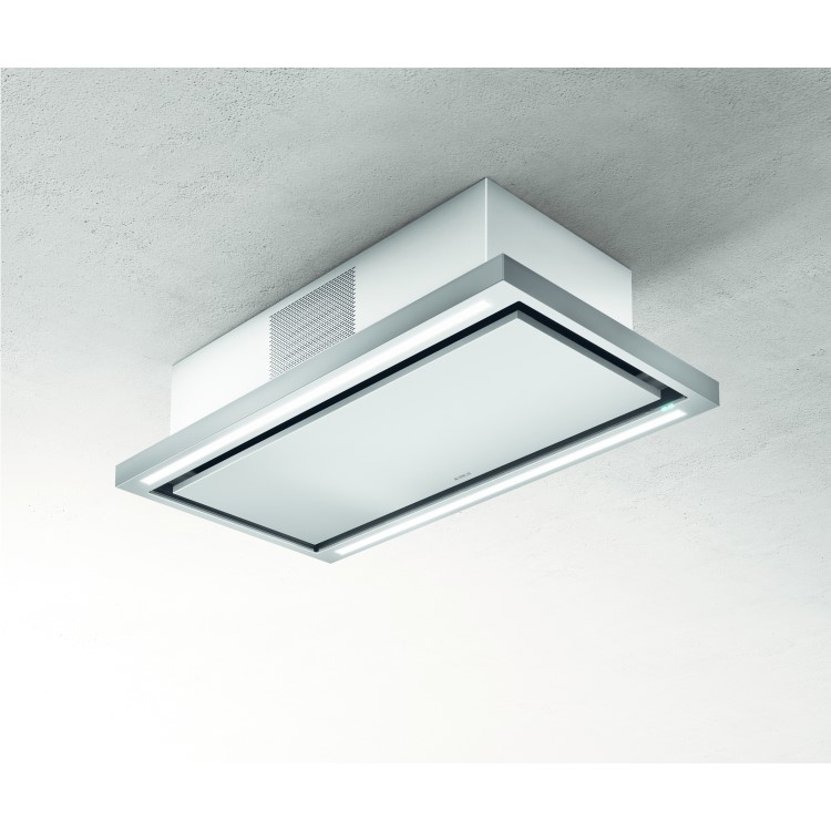 Elica Cloud 7 90cm Recirculating Ceiling Cooker Hood - Stainless Steel