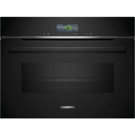 Siemens iQ700 Built-In Combination Microwave Oven - Black