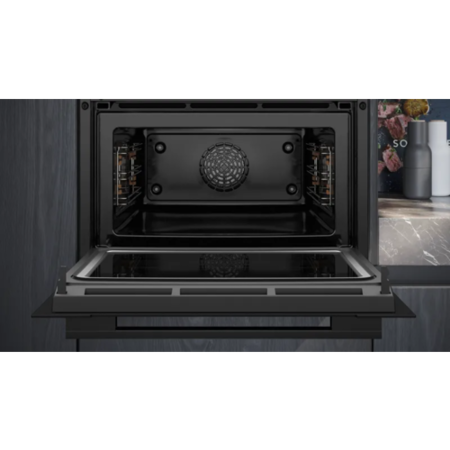 Siemens iQ700 Built-In Combination Microwave Oven - Black