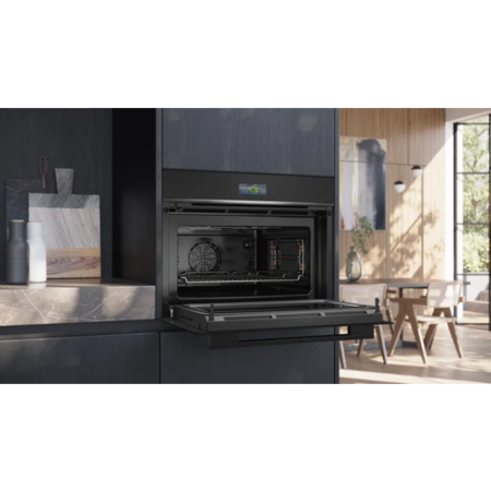 Siemens iQ700 Built-In Combination Microwave Oven - Black