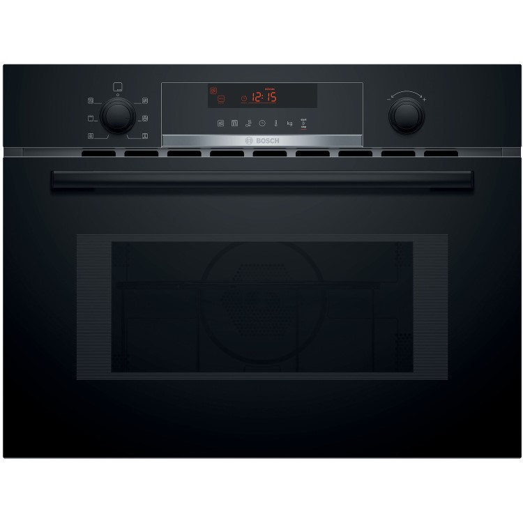 Refurbished Bosch Series 4 CMA583MB0B Built In 44L with Grill 900W Combination Microwave Oven Black