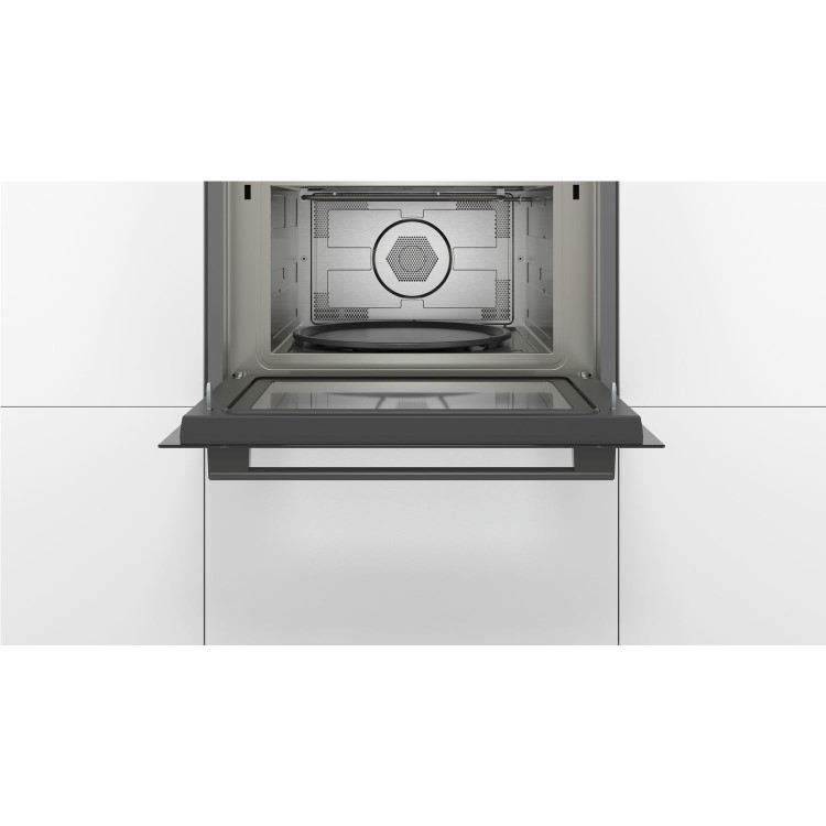 Bosch Series 4 Built-In Combination Microwave Oven - Black