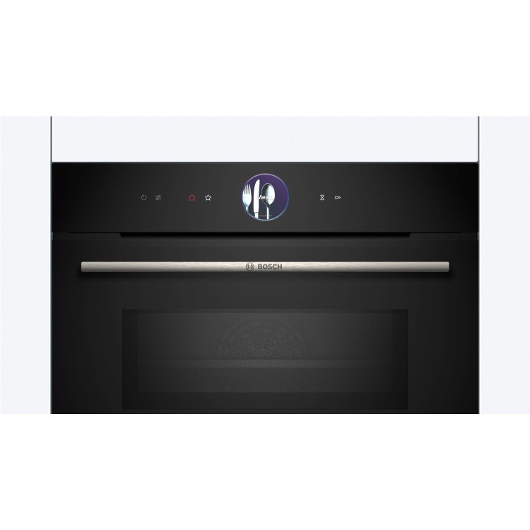 Bosch Series 8 Built-In Combination Microwave Oven - Black