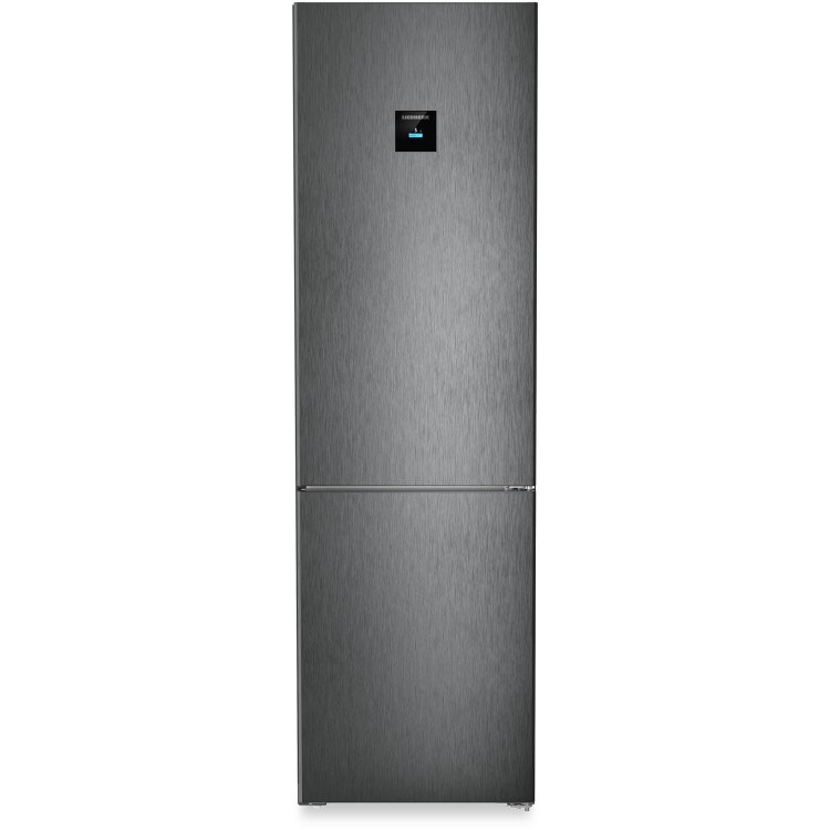 Liebherr 371 Litre 60/40 Freestanding Fridge Freezer With Easy Fresh - BlackSteel Doors