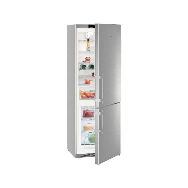 Liebherr CNef5715 Comfort 201x70cm Ultra Efficient NoFrost Freestanding Fridge Freezer - SmartSteel Doors