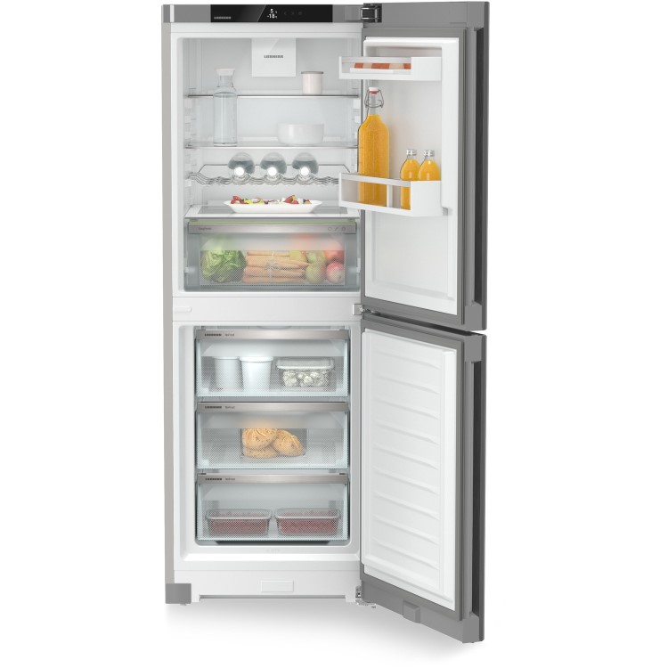 Liebherr 280 Litre 50/50 Freestanding Fridge Freezer With Easy Fresh - Silver