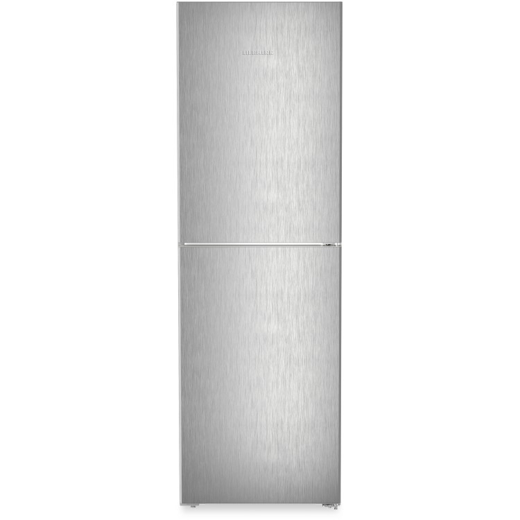 Refurbished Liebherr CNSFD5204 Freestanding 319 Litre 50/50 Fridge Freezer With Easy Fresh Silver