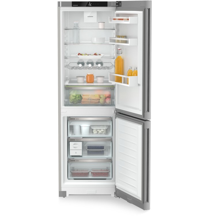 Liebherr 330 Litre 60/40 Freestanding Fridge Freezer - Silver