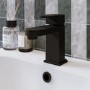 Black Mono Basin Mixer Tap - Como