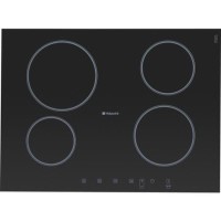 Hotpoint CRC740C 69cm Four Zone Ceramic Hob - Black