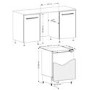 CDA CDA 134 Litre Integrated Under Counter Larder Fridge