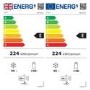 CDA 244 Litre 50/50  Integrated Fridge Freezer