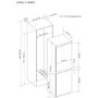 CDA 228 Litre 50/50 Integrated Fridge Freezer