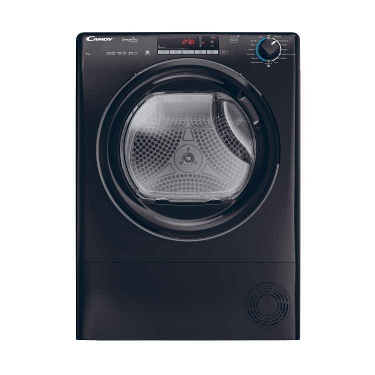 Candy Smart Pro 9kg Heat Pump Tumble Dryer - Black