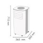 Argo 10000 BTU Portable Air Conditioner and Dehumidifier