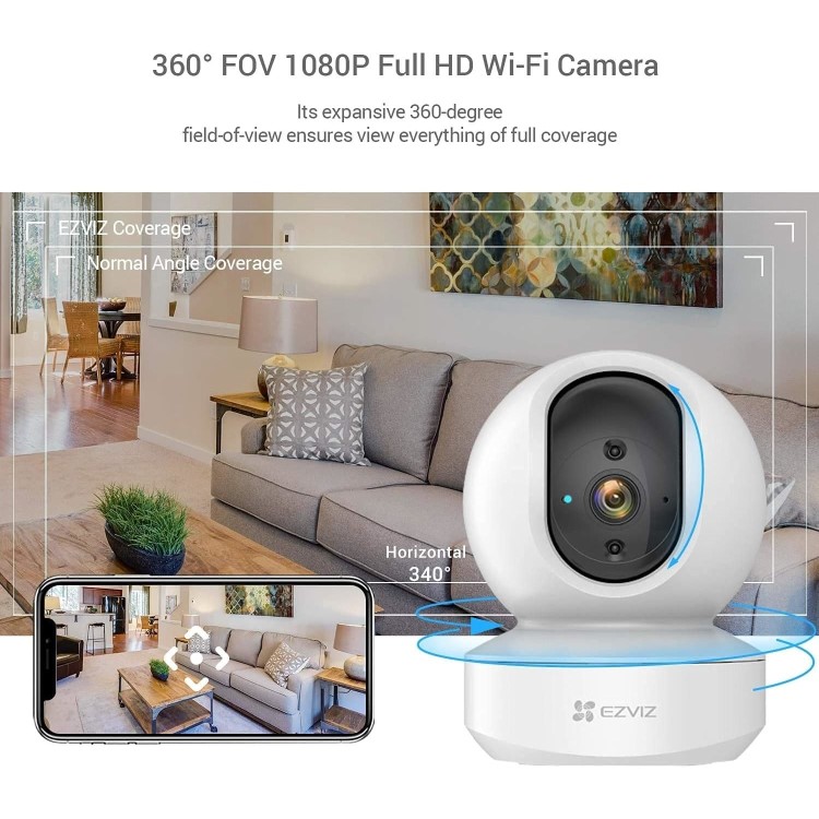 EZVIZ TY1 2K+ Full HD Smart Indoor Security PT Camera