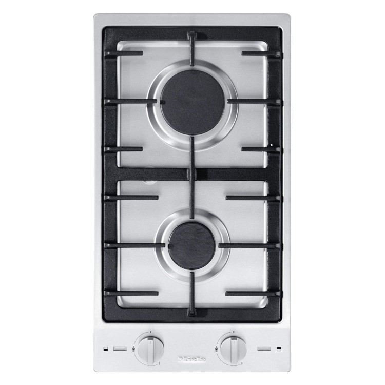 Miele CS1012-1G 29cm Two Burner Gas Hob - Stainless Steel