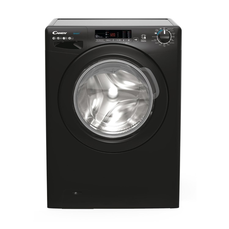 Refurbished Candy Smart CS14102DWBB4/80 Freestanding 10KG 1400 Spin Washing Machine Black