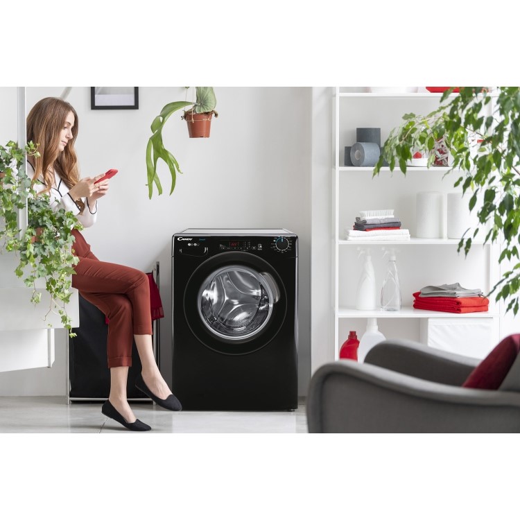 Candy CS149TBBE-80 9kg 1400rpm Freestanding Washing Machine - Black