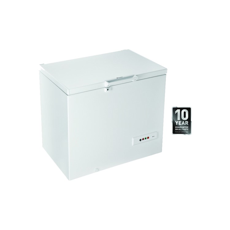 Refurbished Hotpoint CS1A250HFA1 Freestanding 251 Litre Low Frost Chest Freezer White