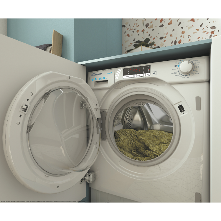 Candy Smart 9kg 1400rpm Integrated Washing Machine - White