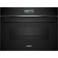 Siemens iQ700 Compact Oven with Steam Function - Black