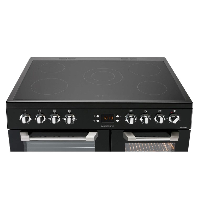 LEISURE CS90C530K Cuisinemaster Black 90cm Electric Range Cooker With Ceramic Hob