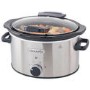 Crock Pot CSC044 3.5 Litre Slow Cooker With Hinged Lid - Stainless Steel