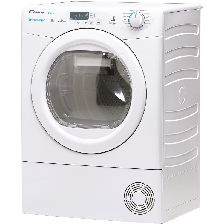 Refurbished Candy Smart CSEH8A2LE-80 Freestanding Heat Pump 8KG Tumble Dryer White