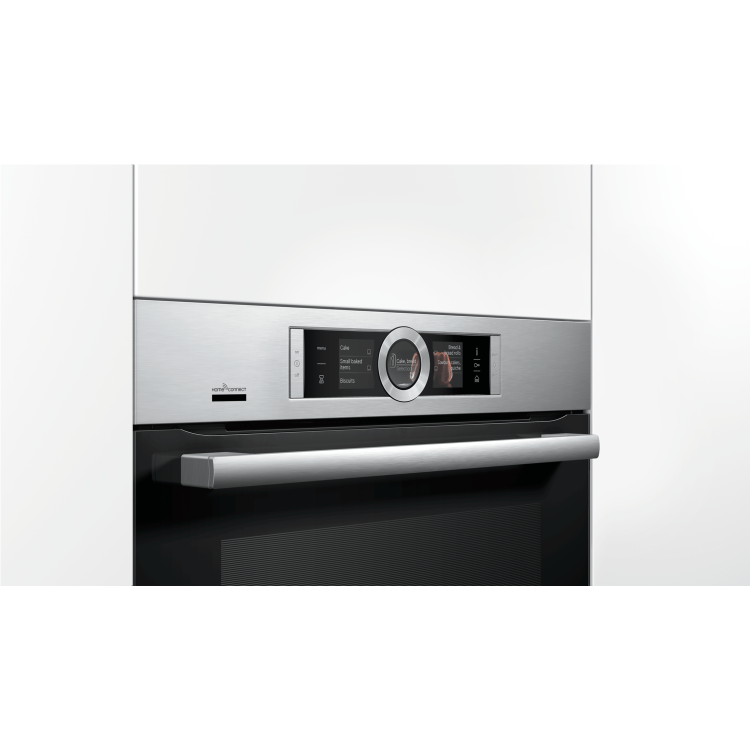 Refurbished Bosch Series 8 CSG656BS7B 60cm Single Built In Electric Oven Stainless Steel