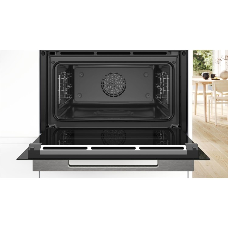 Bosch Series 8 Compact Height Built-In Steam Oven - Black