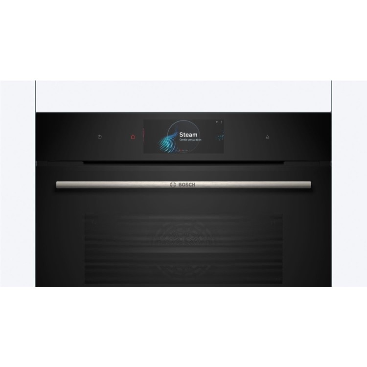 Bosch Series 8 Compact Height Built-In Steam Oven - Black