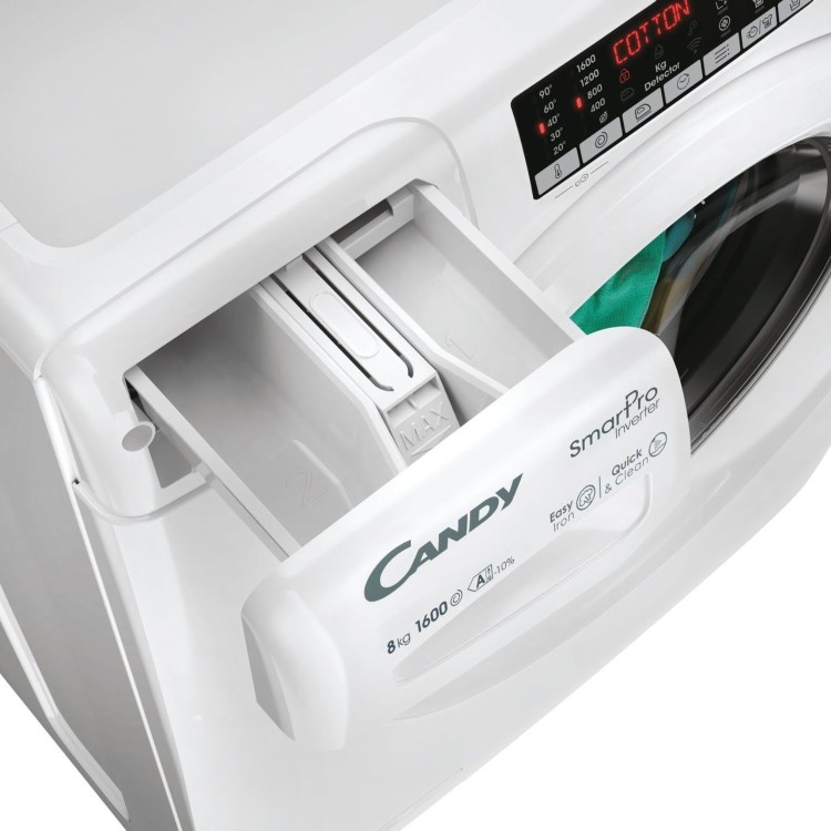 Refurbished Candy Smart Pro CSO686TWM6-80 Freestanding 8KG 1600 Spin Washing Machine White