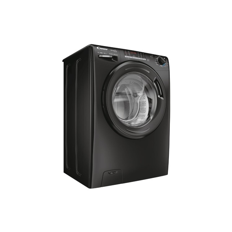 Refurbished Candy Smart Pro CSO686TWMBB6-80 Freestanding 8KG 1600 Spin Washing Machine Black